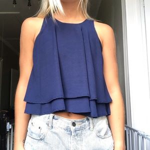 Hollister flowy tank top